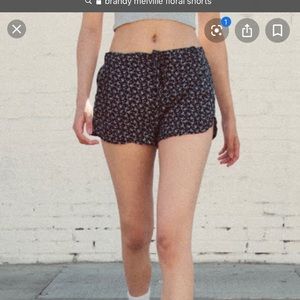 Brandy Melville floral shorts